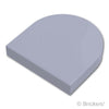 タイル ラウンド 2 x 2 - 半円：[Light Bluish Gray / グレー]