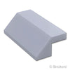 スロープ 45° 2 x 4 - カットアウト：[Light Bluish Gray / グレー]