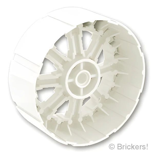 LEGO® パーツ 6192356 ホイール 荷車 - 55mm バイキングワゴン / ピンホール：[White / ホワイト] 55817-001 の商品ページ｜レゴRパーツ バラ売りのブリッカーズ