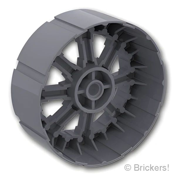 LEGO® パーツ 4490374/6034887/6264148 ホイール 荷車 - 55mm バイキングワゴン / ピンホール：[Dark Bluish Gray / ダークグレー] 55817-199 の商品ページ｜レゴRパーツ バラ売りのブリッカーズ