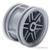 ホイール 30.4mm x 20mm - 軸穴：[Flat Silver / フラットシルバー]