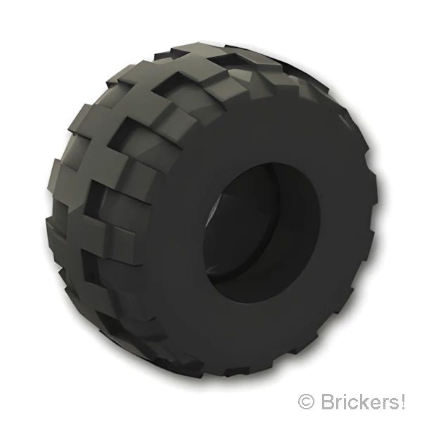 LEGOR パーツ 4498340/6162541 タイヤ 24mm x 12mm - バルーン：[Black / ブラック] 56890-026 の商品ページ｜レゴRパーツ バラ売りのブリッカーズ