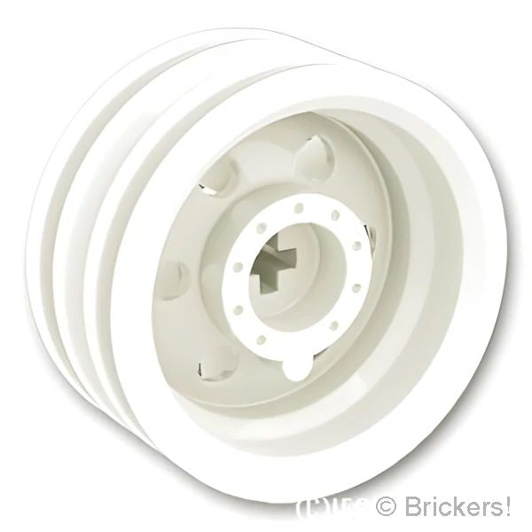 LEGO® パーツ 4539270 ホイール 30mm x 14mm - 軸穴：[White / ホワイト] 56904-001 の商品ページ｜レゴRパーツ バラ売りのブリッカーズ