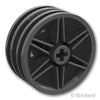 ホイール 30mm x 14mm - 軸穴：[Black / ブラック]