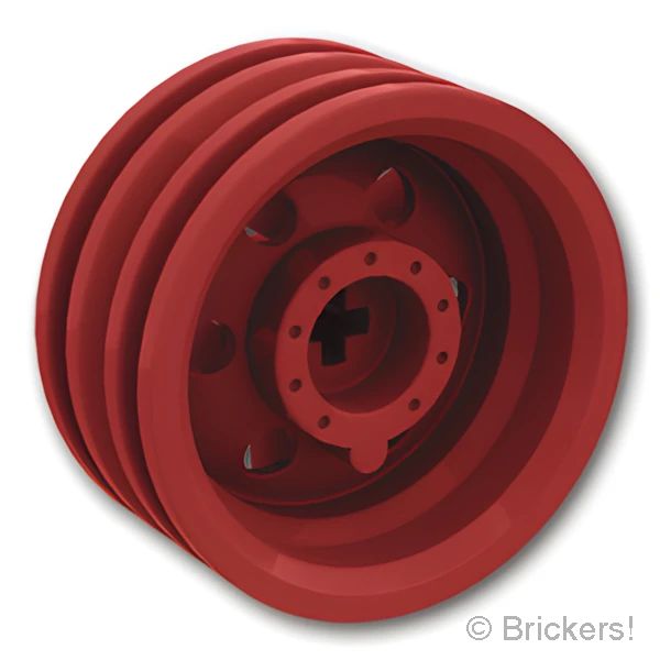 LEGO® パーツ 6191986 ホイール 30mm x 14mm - 軸穴：[Dark Red / ダークレッド] 56904-154 の商品ページ｜レゴRパーツ バラ売りのブリッカーズ