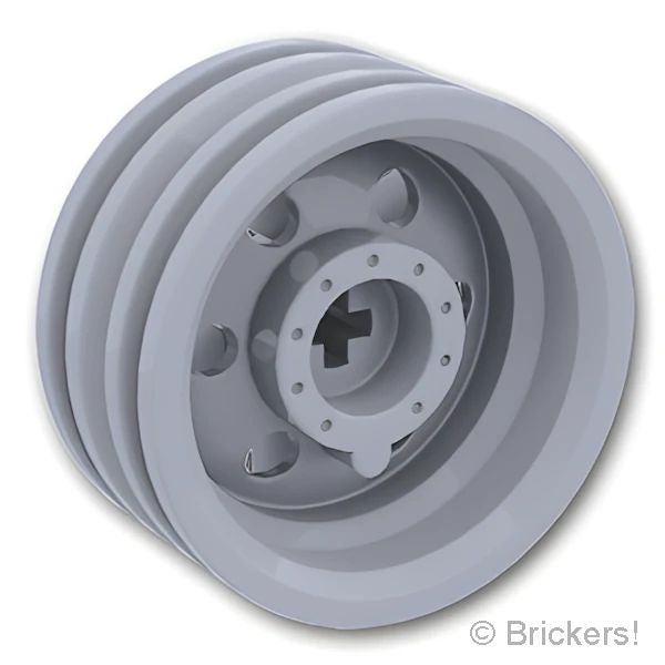 LEGO® パーツ 4541318 ホイール 30mm x 14mm - 軸穴：[Light Bluish Gray / グレー] 56904-194 の商品ページ｜レゴRパーツ バラ売りのブリッカーズ