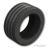 タイヤ 81.6mm x 36mm R - ストレートトレッド / 中空：[Black / ブラック]