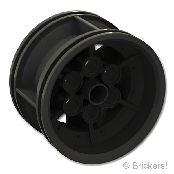 LEGOR パーツ 4644088/6078892/6276858 ホイール 43.2mm x 26mm - テクニック レーシング スモール / ピンホール：[Black / ブラック] 56908-026 の商品ページ｜レゴRパーツ バラ売りのブリッカーズ
