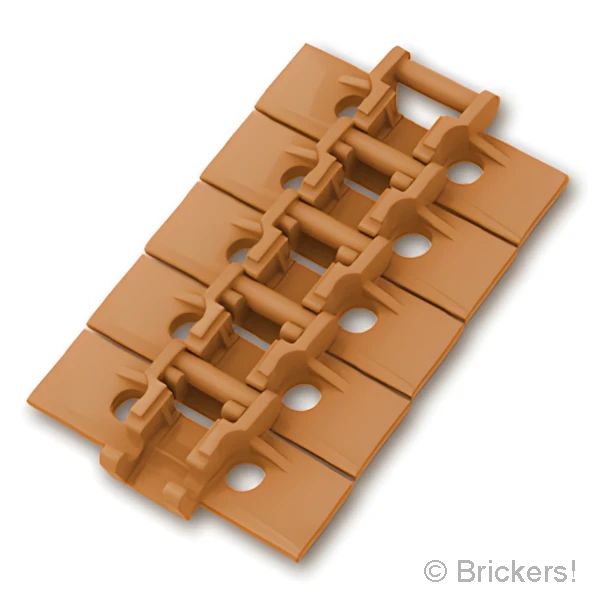 LEGOR パーツ 6097524 テクニック リンクトレッド ワイド(キャタピラ)：[Md,Nougat / ミディアムヌガー] 57518-137 の商品ページ｜レゴRパーツ バラ売りのブリッカーズ