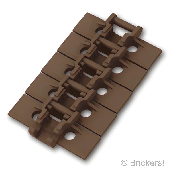 LEGOR パーツ 6003879 テクニック リンクトレッド ワイド(キャタピラ)：[Dark Brown / ダークブラウン] 57518-308 の商品ページ｜レゴRパーツ バラ売りのブリッカーズ