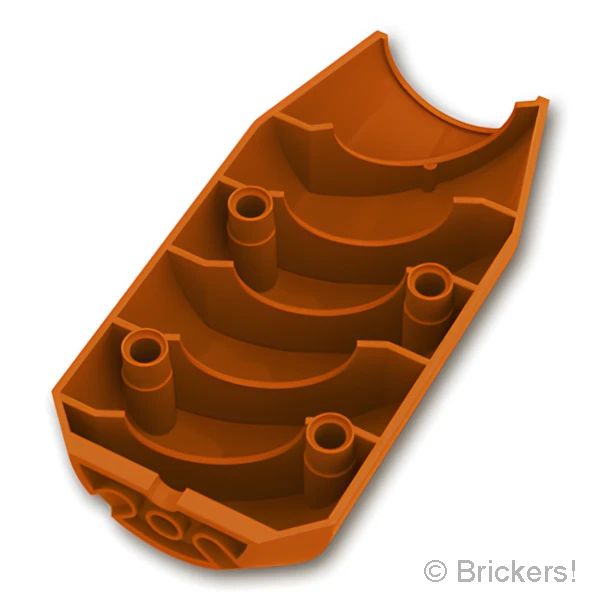 LEGOR パーツ 6136325 ビークル ミキサードラム 3 x 6 x 10 - ハーフ：[Dark Orange / ダークオレンジ] 57792-038 の商品ページ｜レゴRパーツ バラ売りのブリッカーズ