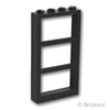 ウィンドウ 1 x 4 x 6 - 2桟：[Black / ブラック]