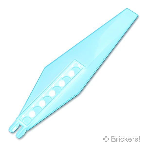 LEGOR パーツ 6471618/6514337 ヒンジ プレート 3 x 12 アングルサイド- キャッチ：[Satin Tr - Lt Blue / サテントランスライトブルー] 57906-362 の商品ページ｜レゴRパーツ バラ売りのブリッカーズ