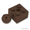 テクニック ブロック ボールジョイント 2 x 2 - 軸穴：[Dark Brown / ダークブラウン]
