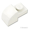 スロープ カーブ 2 x 1：[White / ホワイト]