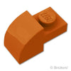 スロープ カーブ 2 x 1：[Dark Orange / ダークオレンジ]