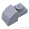 スロープ カーブ 2 x 1：[Light Bluish Gray / グレー]