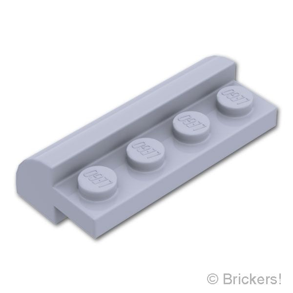 LEGO® パーツ 6537857 スロープ カーブ 2 x 4 - 4スタッド：[Light Bluish Gray / グレー] 5842-194 