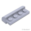 スロープ カーブ 2 x 4 - 4スタッド：[Light Bluish Gray / グレー]