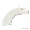 アーチ ハーフ 1 x 3 x 1 2/3 - カーブトップ：[White / ホワイト]