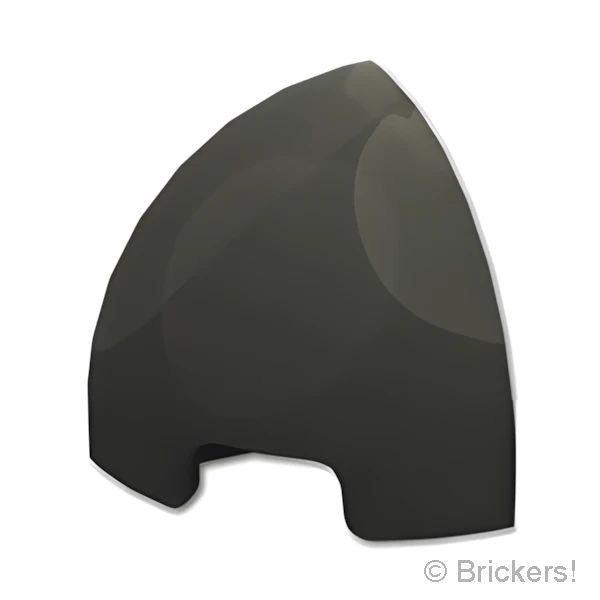 LEGOR レゴ パーツ 6586474 カーブ スロープ 1 x 1 - ラウンドコーナー：[Black / ブラック] 5848-026 