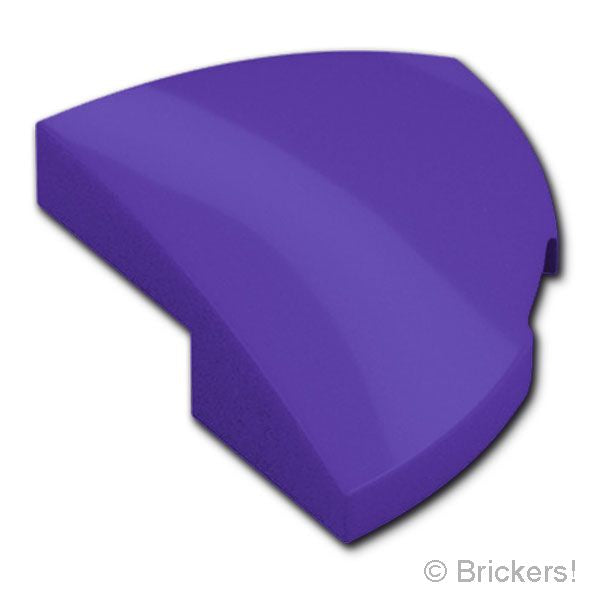 LEGO® パーツ 6578903 スロープ カーブ コーナー 2 x 2 x 2/3 - ラウンド：[Dark Purple / ダークパープル] 5852-268 