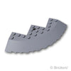 ブロック ラウンド コーナー 10 x 10 - スロープ 33°ファセット：[Light Bluish Gray / グレー]