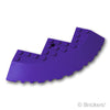 ブロック ラウンド コーナー 10 x 10 - スロープ 33°ファセット：[Dark Purple / ダークパープル]