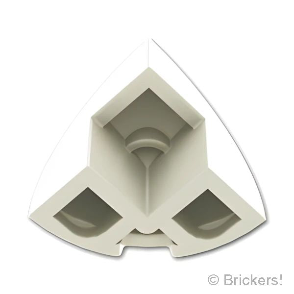 LEGOR パーツ 6556056 ブロック ラウンド コーナー 2 x 2 x 1 2/3 - ドームトップ：[White / ホワイト] 5906-001 の商品ページ｜レゴRパーツ バラ売りのブリッカーズ