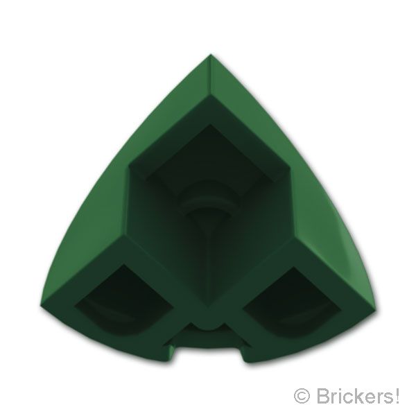LEGO® パーツ 6554616 ブロック ラウンド コーナー 2 x 2 x 1 2/3 - ドームトップ：[Dark Green / ダークグリーン] 5906-141 
