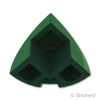 ブロック ラウンド コーナー 2 x 2 x 1 2/3 - ドームトップ：[Dark Green / ダークグリーン]
