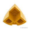 ブロック ラウンド コーナー 2 x 2 x 1 2/3 - ドームトップ：[Pearl Gold / パールゴールド]