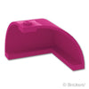 パネル 5 x 5 x 3 1/3 コーナー 凸型カーブトップ：[Magenta / マゼンタ]