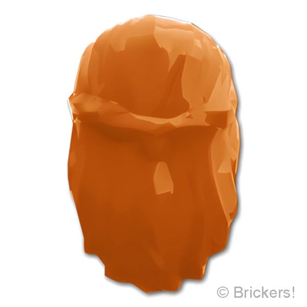 LEGOR パーツ 4585175 ミニフィグ ヘア - フレンチ編：[Dark Orange / ダークオレンジ] 59363-038 の商品ページ｜レゴRパーツ バラ売りのブリッカーズ