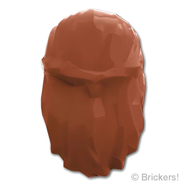 LEGOR パーツ 4506003 ミニフィグ ヘア - フレンチ編：[Reddish Brown / ブラウン] 59363-192 の商品ページ｜レゴRパーツ バラ売りのブリッカーズ