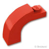 アーチ ハーフ 1 x 3 x 2 - カーブトップ：[Red / レッド]