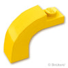 アーチ ハーフ 1 x 3 x 2 - カーブトップ：[Yellow / イエロー]