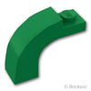 アーチ ハーフ 1 x 3 x 2 - カーブトップ：[Green / グリーン]