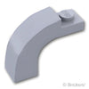 アーチ ハーフ 1 x 3 x 2 - カーブトップ：[Light Bluish Gray / グレー]