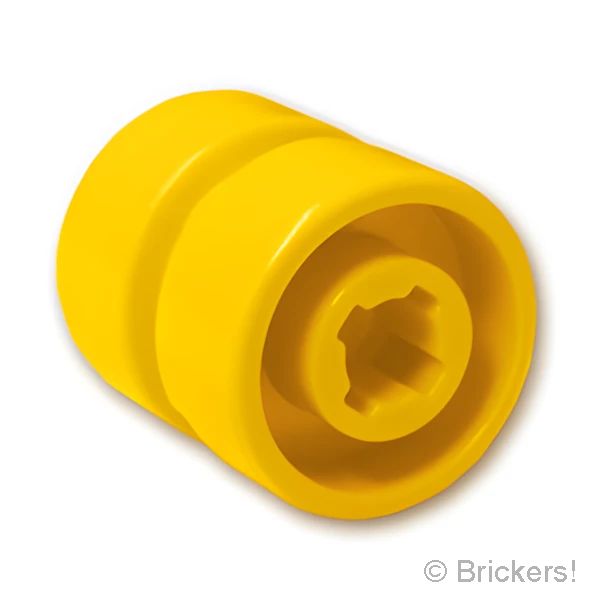 LEGOR パーツ 4170460 ホイール 11mm x 12mm - 小軸穴：[Yellow / イエロー] 6014b-024 の商品ページ｜レゴRパーツ バラ売りのブリッカーズ