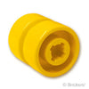 ホイール 11mm x 12mm - 小軸穴：[Yellow / イエロー]