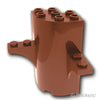 シリンダー クォーター 3 x 3 x 5 - 2アーチトップ：[Reddish Brown / ブラウン]