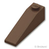 スロープ 18° 4 x 1：[Dark Brown / ダークブラウン]