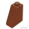 スロープ 65° 2 x 1 x 2：[Reddish Brown / ブラウン]
