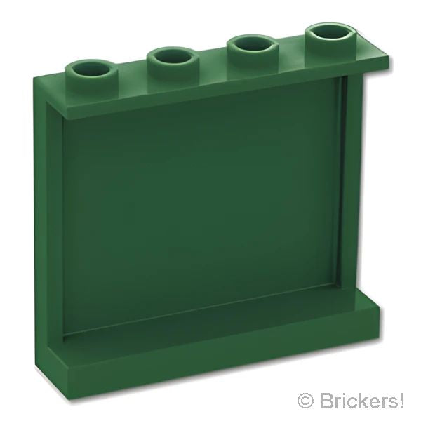 LEGOR パーツ 6587803 パネル 1 x 4 x 3 - サイドサポート：[Dark Green / ダークグリーン] 60581-141 の商品ページ｜レゴRパーツ バラ売りのブリッカーズ
