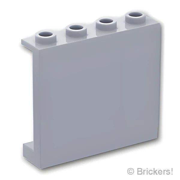 LEGOR パーツ 6059033 パネル 1 x 4 x 3 - サイドサポート：[Light Bluish Gray / グレー] 60581-194 の商品ページ｜レゴRパーツ バラ売りのブリッカーズ