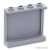 パネル 1 x 4 x 3 - サイドサポート：[Light Bluish Gray / グレー]