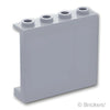 パネル 1 x 4 x 3 - サイドサポート：[Light Bluish Gray / グレー]