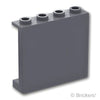 パネル 1 x 4 x 3 - サイドサポート：[Dark Bluish Gray / ダークグレー]