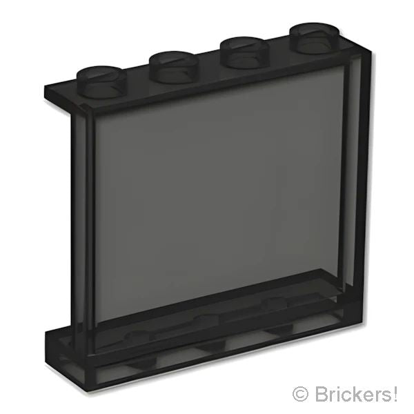 LEGOR パーツ 6467819/6514157 パネル 1 x 4 x 3 - サイドサポート：[Tr,Black / トランスブラック] 60581-375 の商品ページ｜レゴRパーツ バラ売りのブリッカーズ